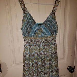 Knee length multi color dress